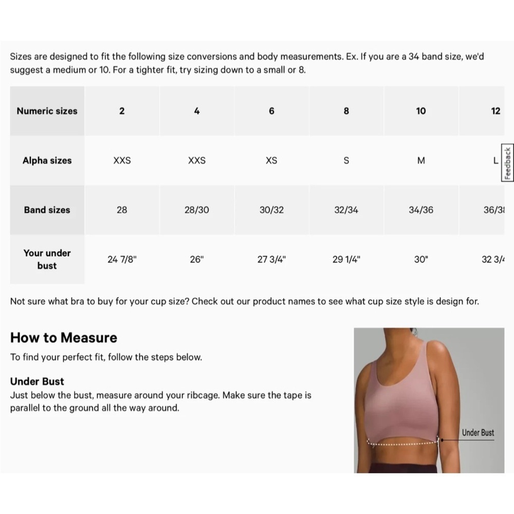 lululemon Energy High-Neck Longline Zip Bra B–D Cups- Lipgloss Size 4 or 6 - Picture 8 of 8